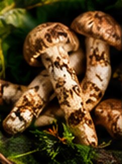 Pine mushrooms